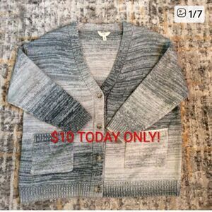 3 For $25! COZY KNIT GRANDPA CARDIGAN! EUC! SIZE 14
